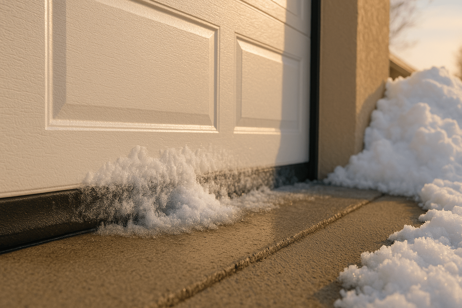 ice damage garage door ice damage garage door