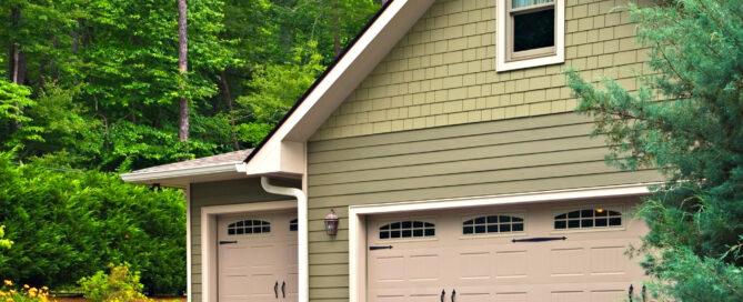 new garage door in old home