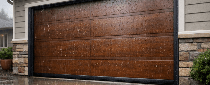protect garage door in wet climates