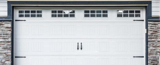 best way to clean garage door