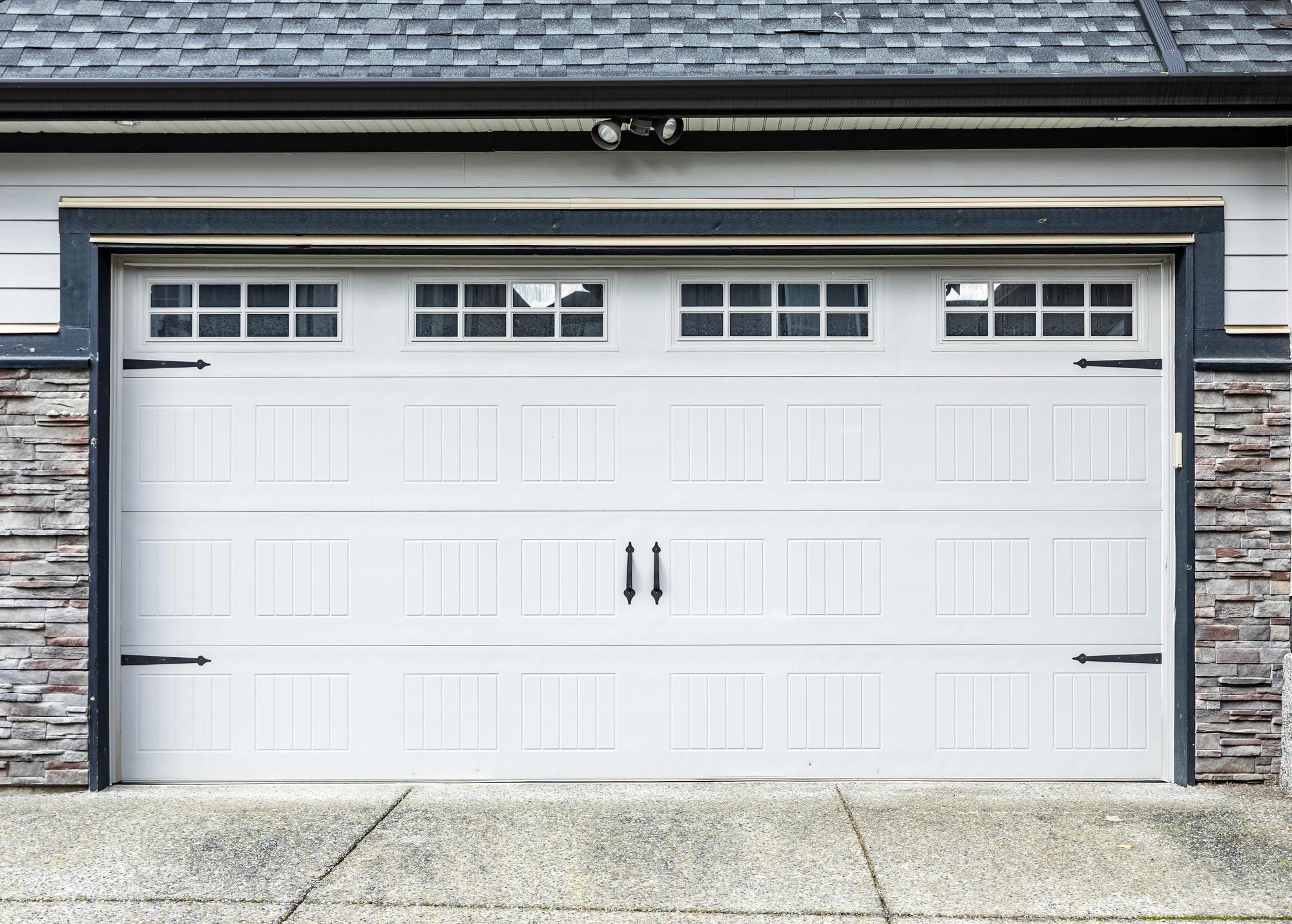 best way to clean garage door