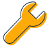 A large yellow star with bold dark blue outlines, reminiscent of a garage door repair New England logo, featuring a smaller star shape in the center created by intersecting lines.